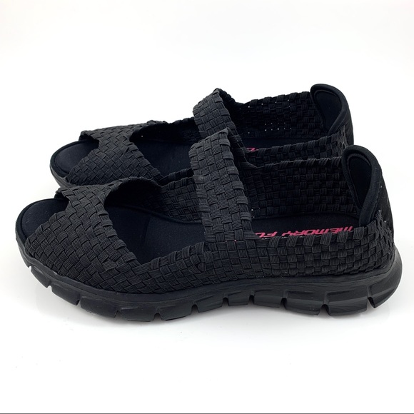 skechers woven elastic shoes